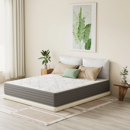 CHICASA Mattress, 22/25 cm, Pocket Spring Mattress, 7-Zone, HR Cold Foam, OEKO-TEX Certified, Anti-Allergic