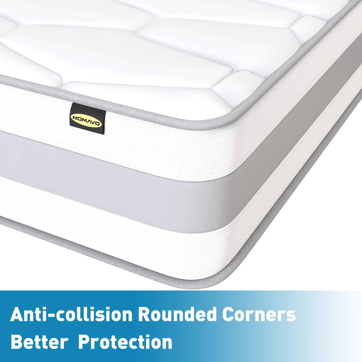 Pocket Spring Mattress – Luxury Mattress – 7-Zone Innerspring Mattress – High Comfort – 10 Layers
