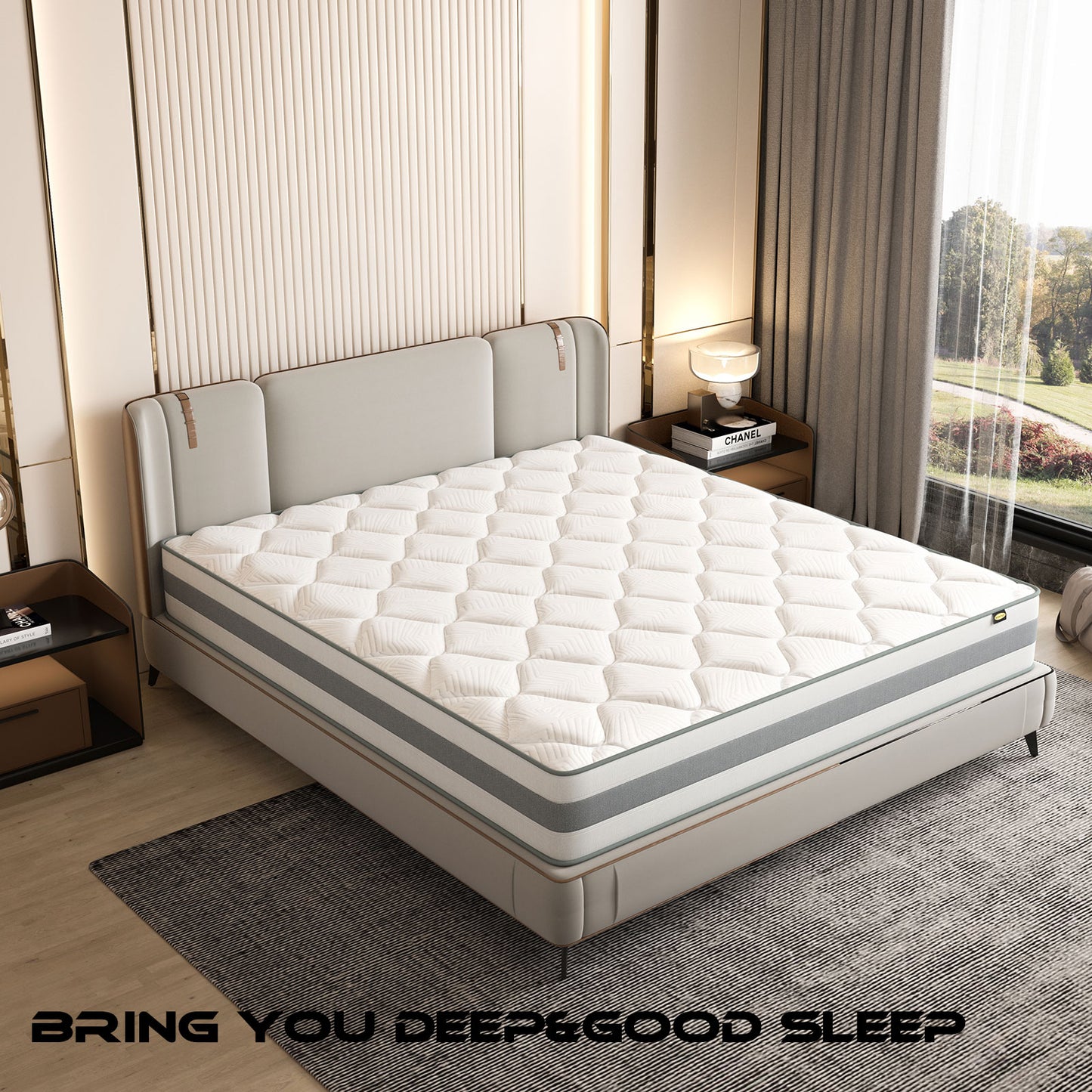 Pocket Spring Mattress – Luxury Mattress – 7-Zone Innerspring Mattress – High Comfort – 10 Layers